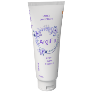 ArgiFin, cremă protectoare cu argint și cupru, 200ppm, 75ml