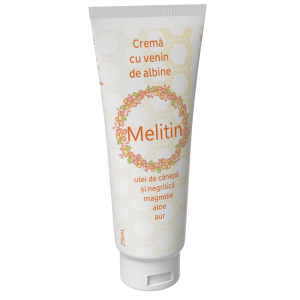Melitin, cremă cu venin de albine, 75 ml.