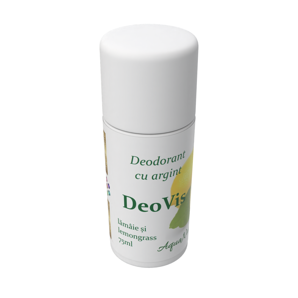 DeoVis, deodorant roll on, cu ioni de argint şi uleiuri esenţiale naturale, 75ml