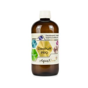 DeoPuff-Pro, Deodorant antiperspirant cu argint și alaun, rezervă - 480ml