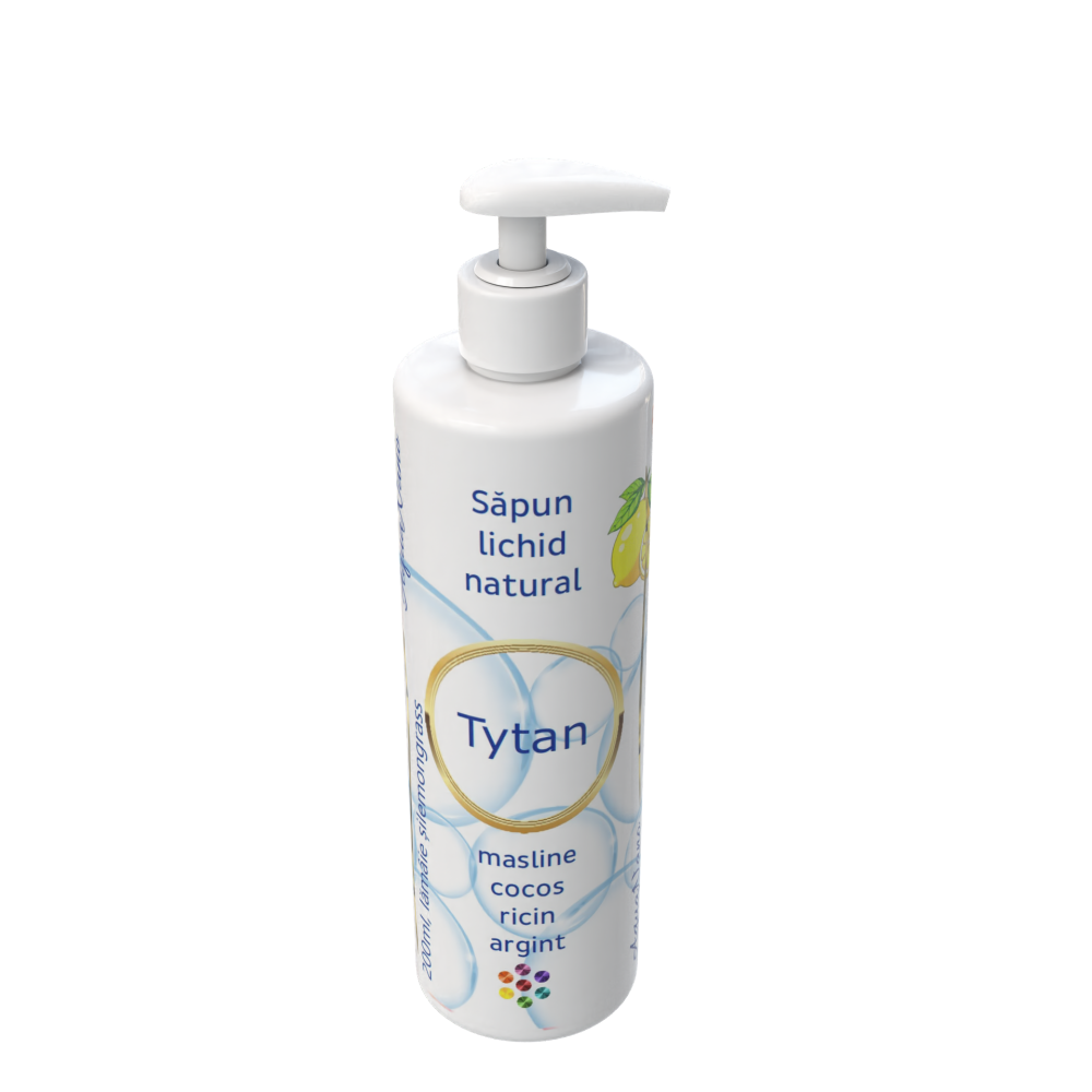Tytan, săpun lichid natural cu argint, 200ml - imagine 4