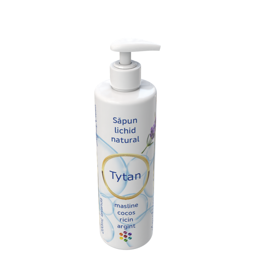 Tytan, săpun lichid natural cu argint, 200ml - imagine 5