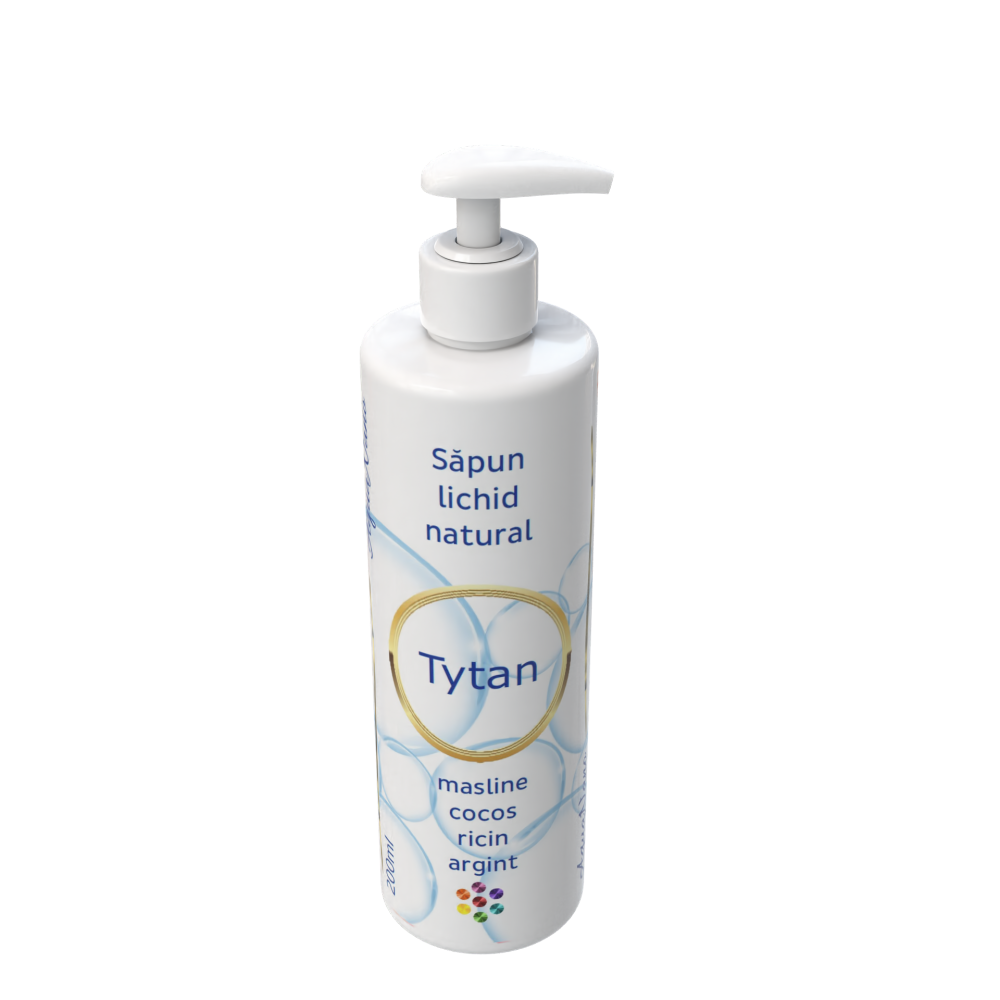 Tytan, săpun lichid natural cu argint, 200ml - imagine 7