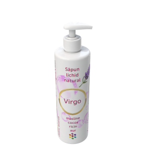 Virgo, săpun lichid natural cu aur, 200ml.