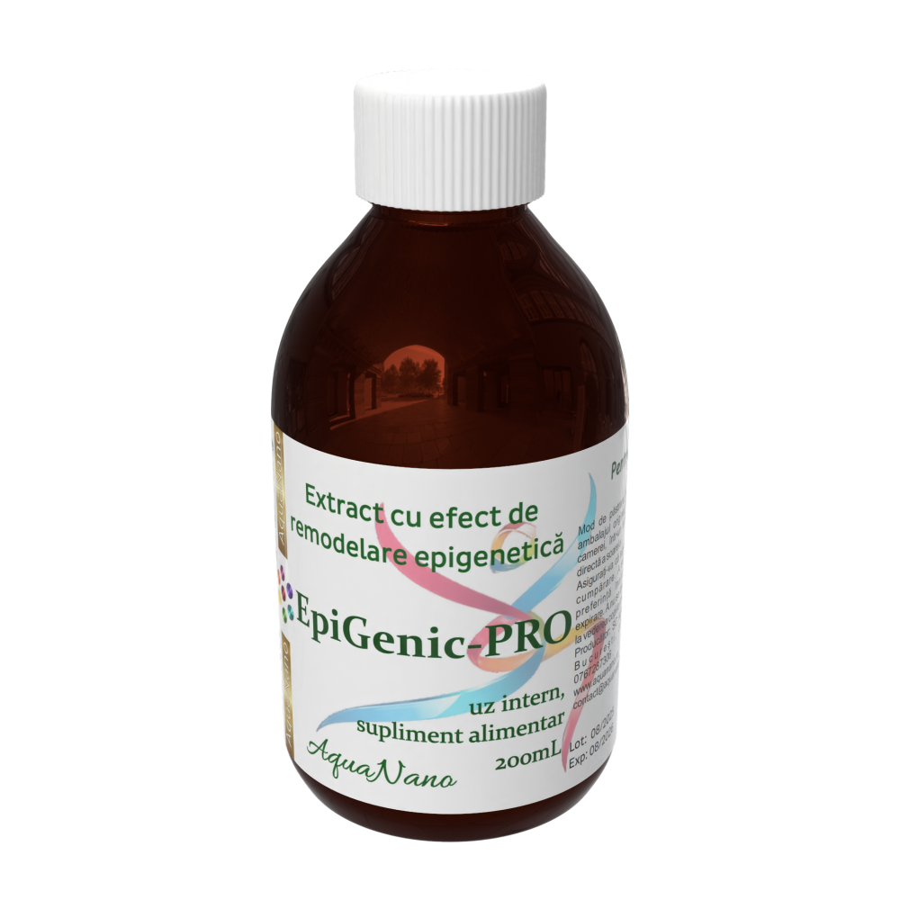 EpiGenic-PRO, extract uleios de propolis, și ulei esențial de tămâie, în ulei de negrilică, cu efect de remodelare epigenetică, 100/200/500ml