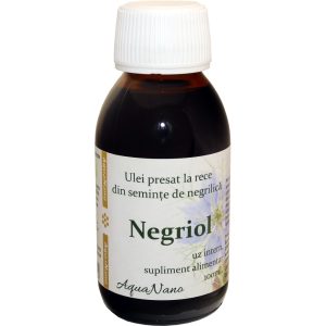 Negriol, ulei presat la rece din semințe de Nigella Sativa (negrilică, chimen negru)