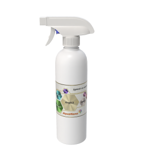 AquaNano ArgO2, soluţie pentru igienizarea suprafețelor, cu argint ionic şi oxigen activ, 400ml