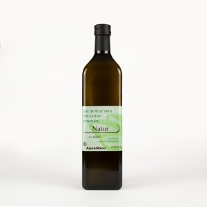 Aloe-Natur, gel de Aloe Vera, cu pulpă, în flacon de sticlă