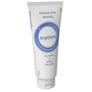 ArgiDent, pastă de dinți cu argint coloidal și uleiuri esențiale, 75ml