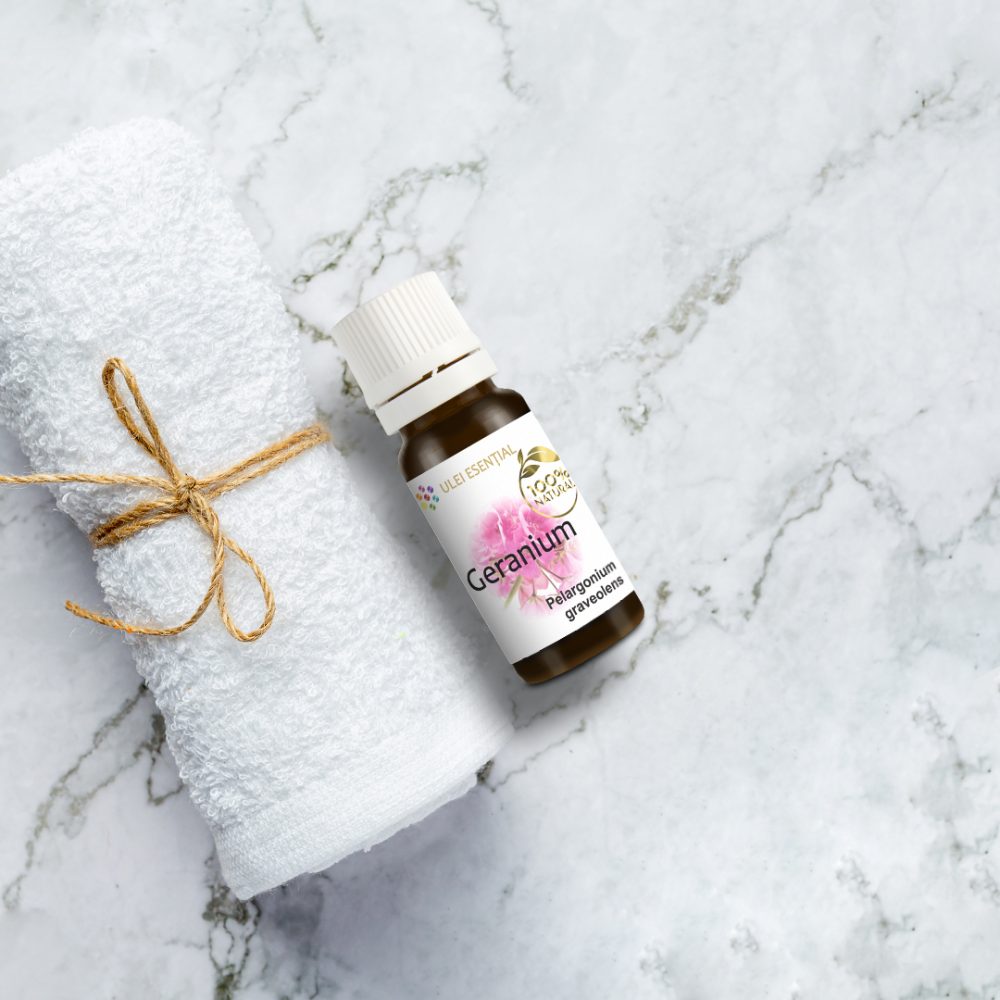 Geranium (rose) ulei esențial natural, 10ml - imagine 4