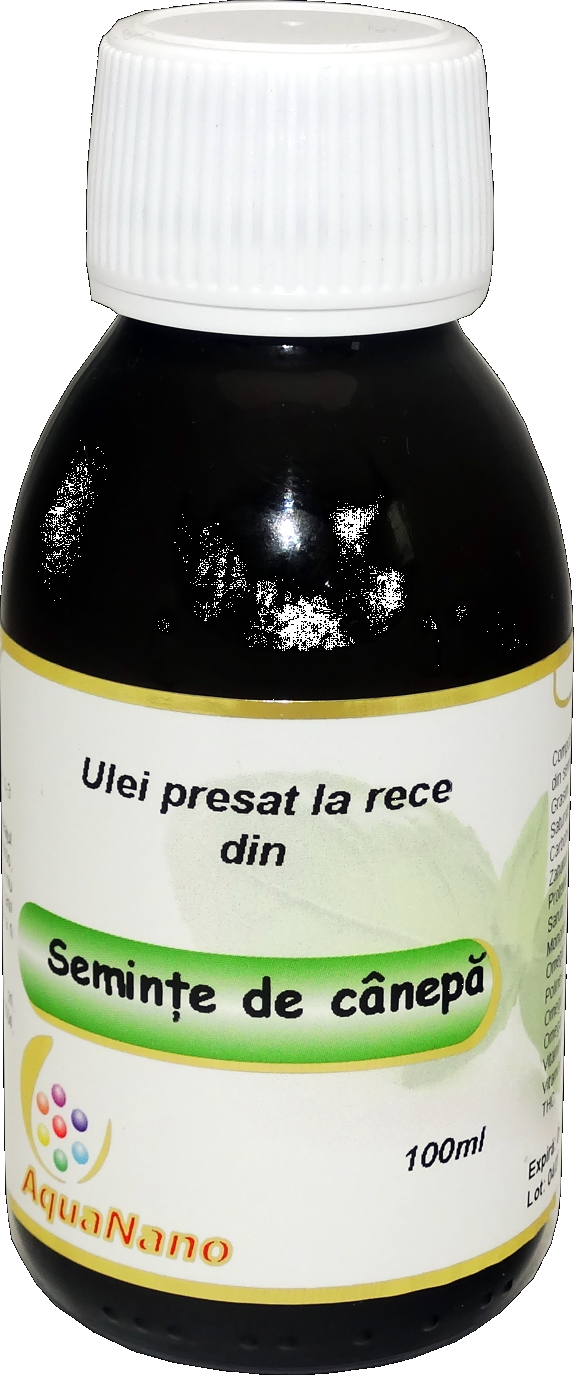 Ulei presat la rece din semințe de cânepă - imagine 2