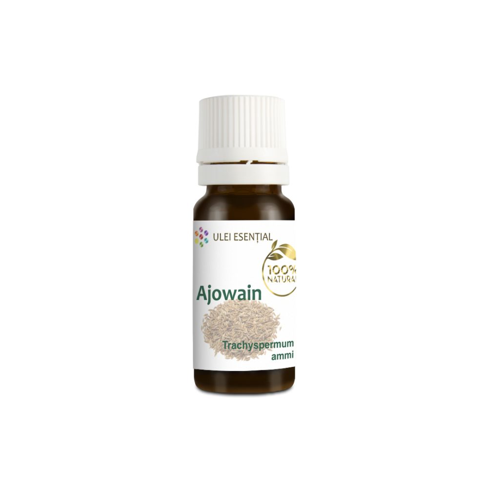 Ajowan (chimen indian), Trachyspermum ammi, ulei esențial natural, 10ml