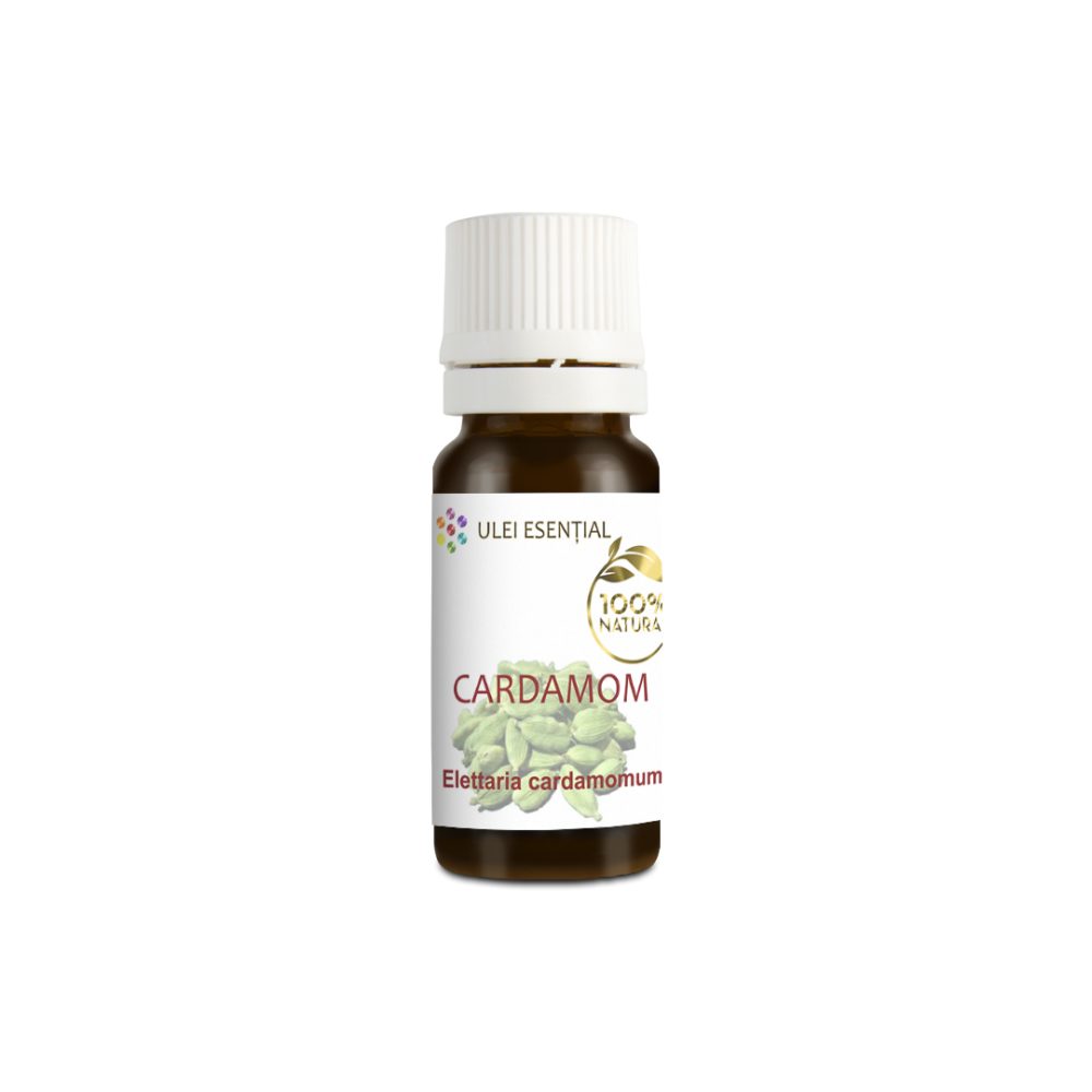 Cardamom, Elettaria cardamomum, ulei esențial natural, 10ml