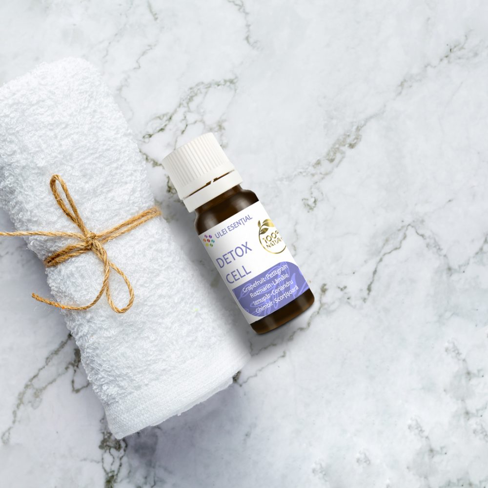 DetoxCell, mix de uleiuri esențiale pentru detoxifiere limfatică și celulară, 10ml - imagine 4