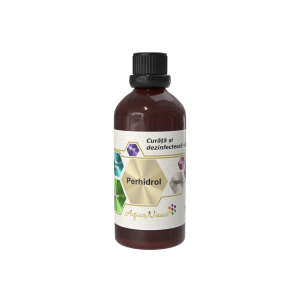 Perhidrol, 10%, flacon de sticla cu picurator, 100mL