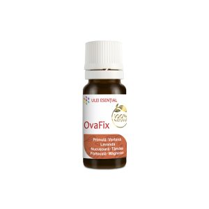 OvaFix, mix de ulei de primulă și uleiuri esențiale, cu efect progesteronic, antispastic, antiinflamator, 10mL