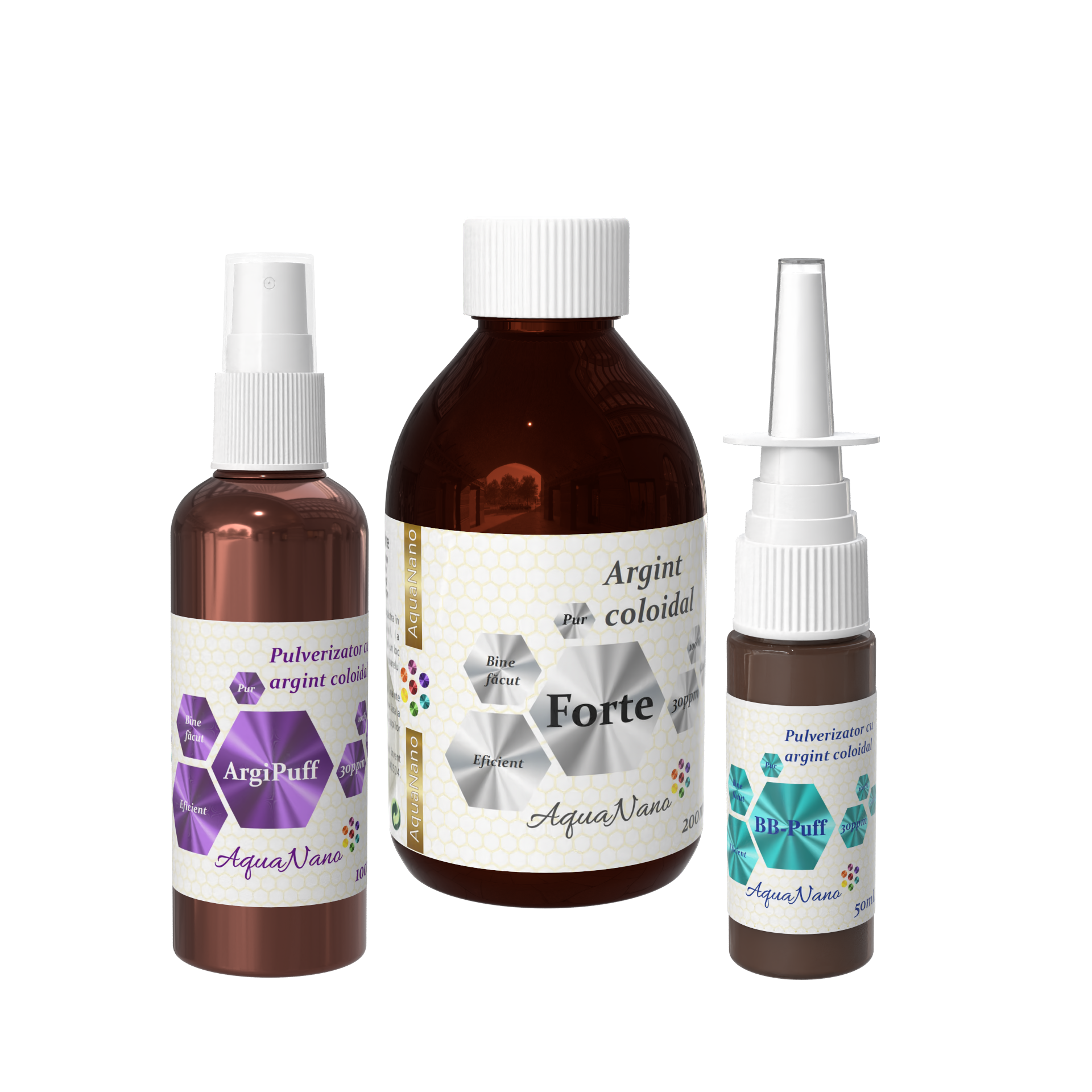 ArgiKit, argint coloidal 30ppm, set