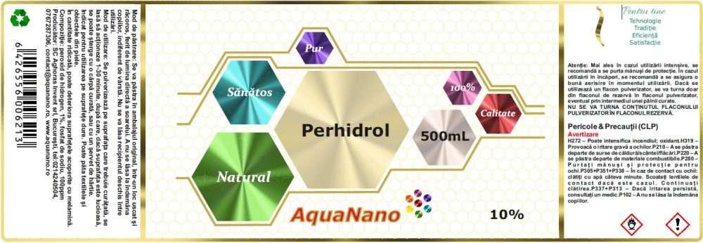 Perhidrol 10%, flacon polietilenă - imagine 6