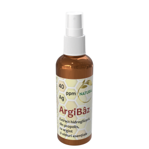 ArgiBâz, atomizor cu argint, propolis și uleiuri esențiale, tip spray sau nazal, 20ml