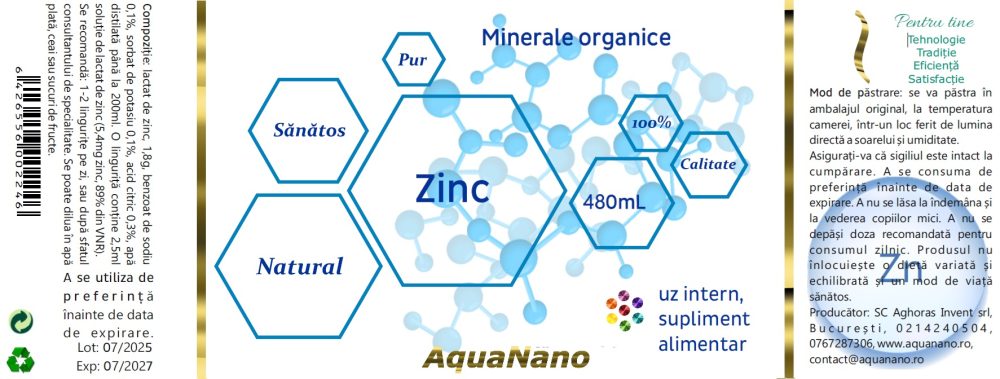 Zinc organic, lichid - imagine 3