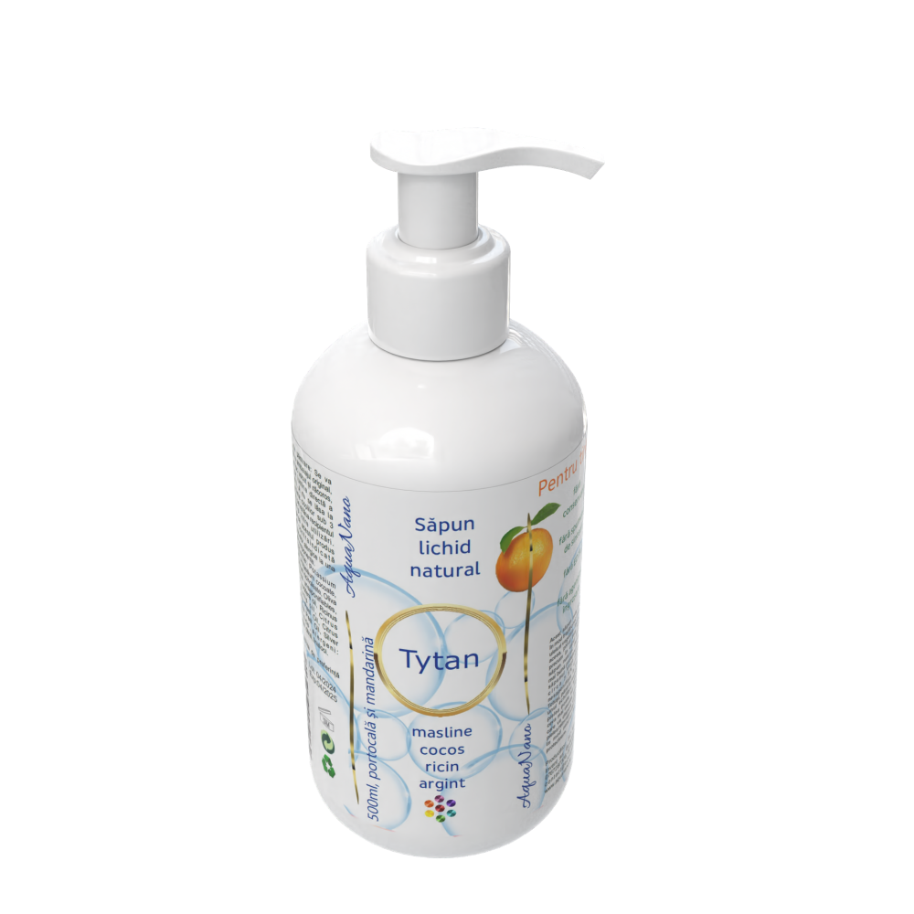Titan, săpun lichid natural cu argint, 500ml