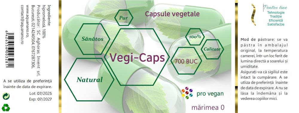 Capsule vegetale goale, mărimea 0 - imagine 5