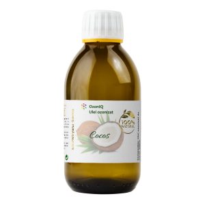 Ulei ozonizat de cocos, OzonIQ, flacon 100mL cu capac