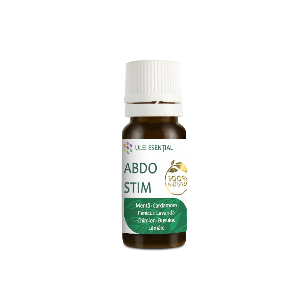 AbdoStim, mix de uleiuri esențiale stimulent și reparator digestiv, 10ml