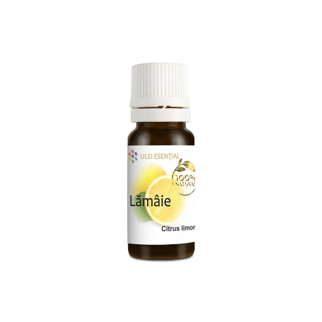 Lămâie, ulei esențial natural, presat la rece, 10ml