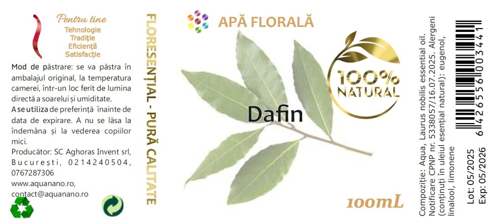 Apă florală de dafin (Laurus nobilis) - imagine 3
