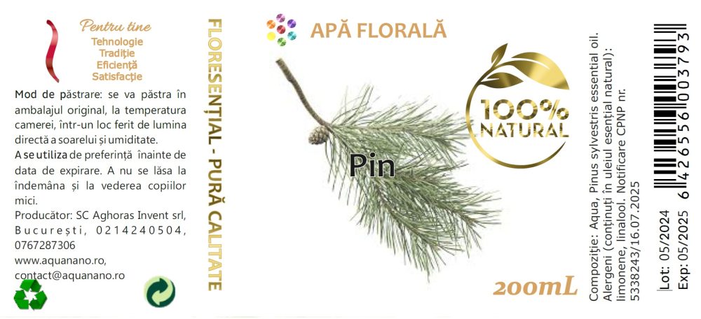 Apă florală de Pin (Pinus silvestris) - imagine 2