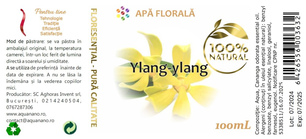 Apă florală de Ylang-ylang (Cananga odorata) - imagine 3
