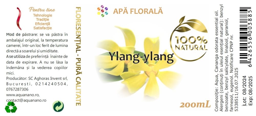 Apă florală de Ylang-ylang (Cananga odorata) - imagine 2