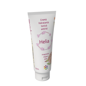 Helia, cremă tonică, hidratantă, cu extract de magnolie, Aloe Vera, aur și argint, 75ml