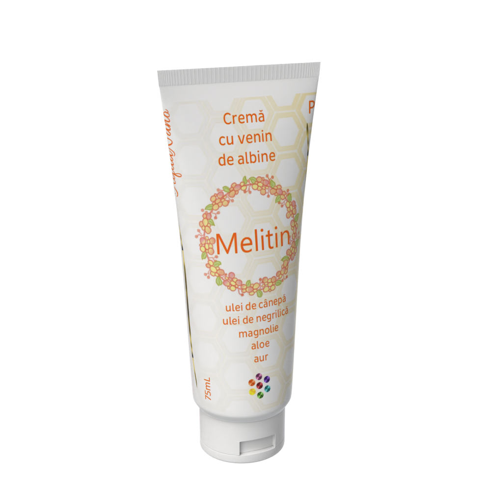 Melitin, cremă cu venin de albine, 75 ml.