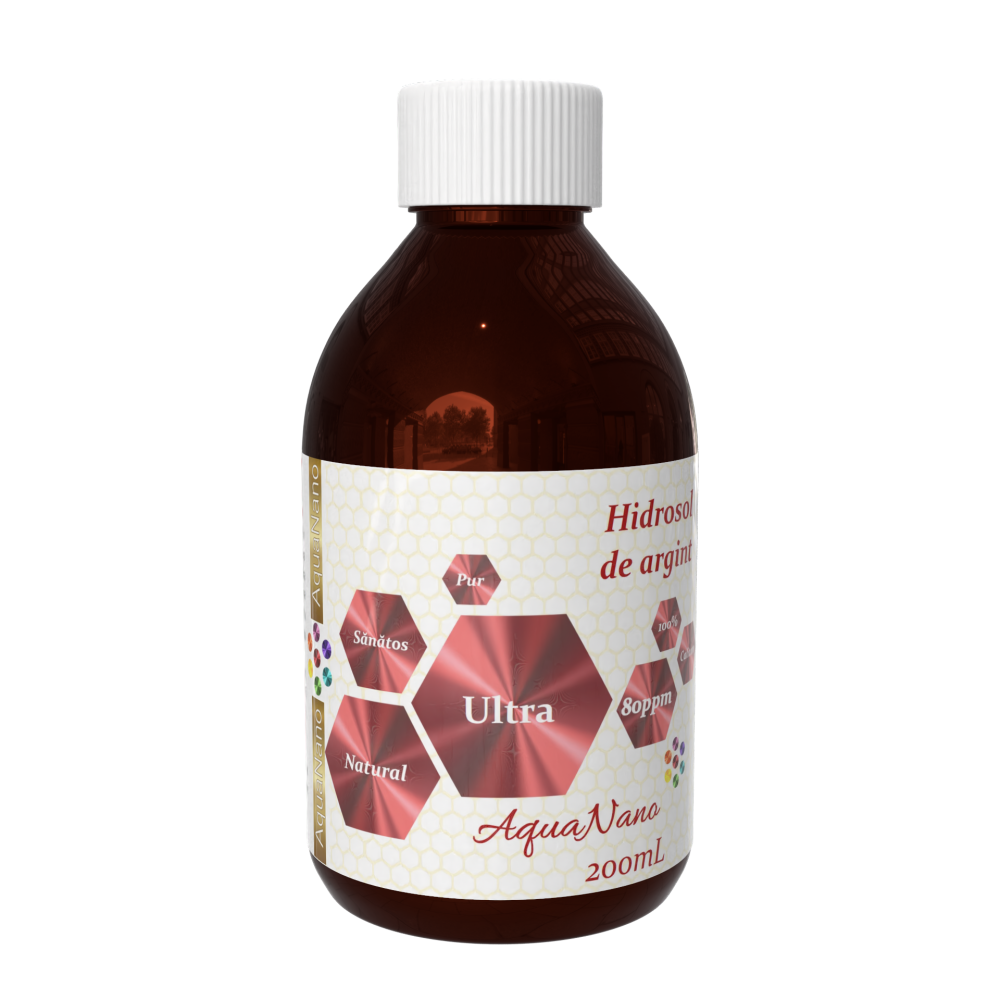 Hidrosol de argint Ultra, 80ppm - imagine 3