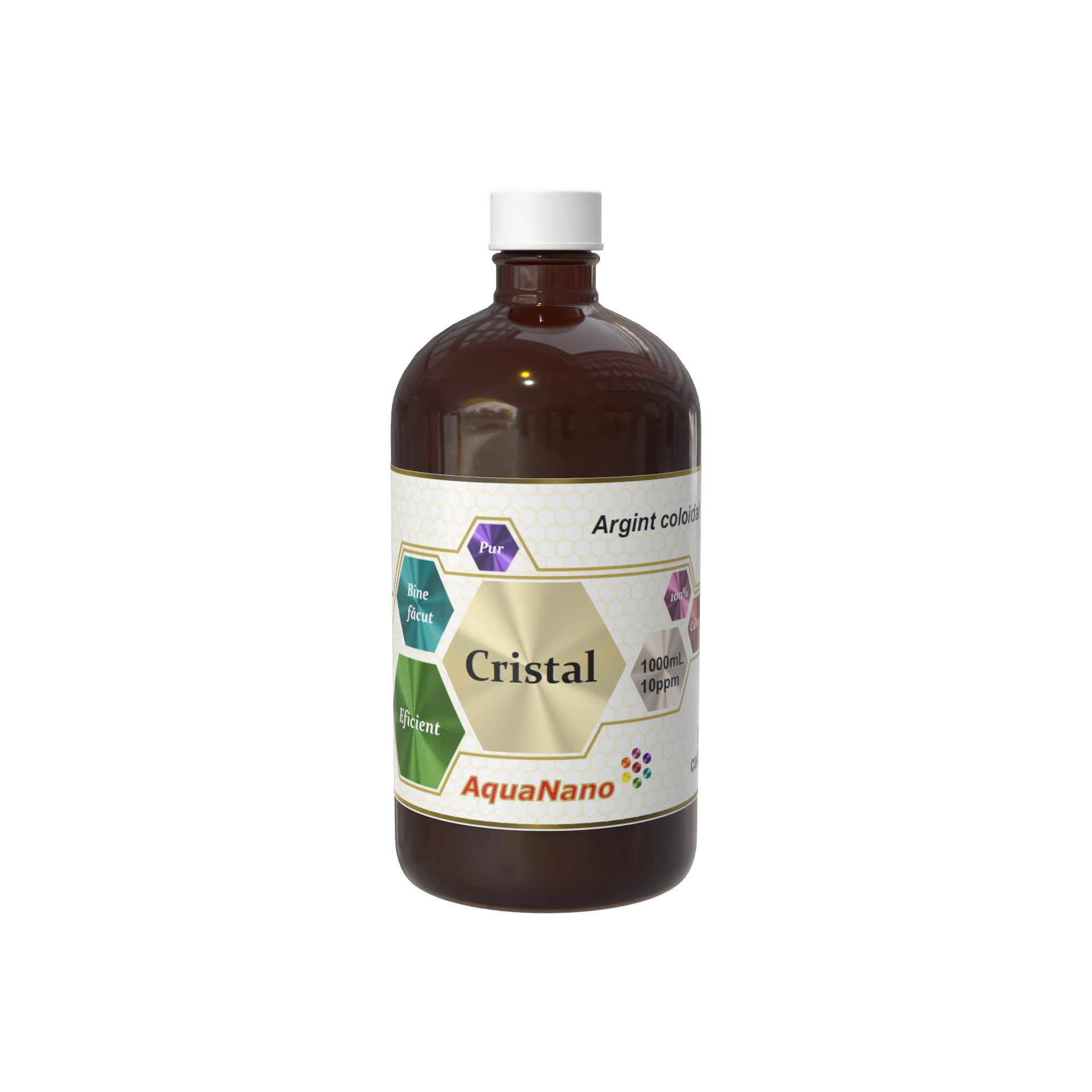 Argint coloidal Cristal, 10ppm