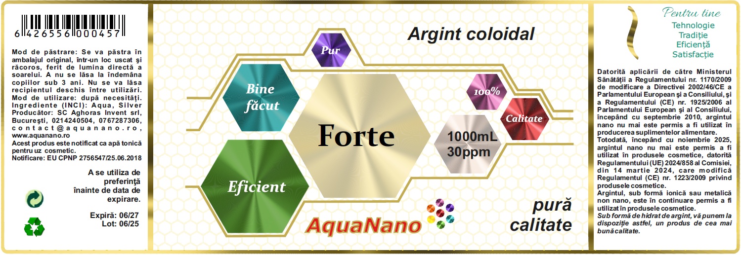 Argint coloidal Forte, 30ppm - imagine 2