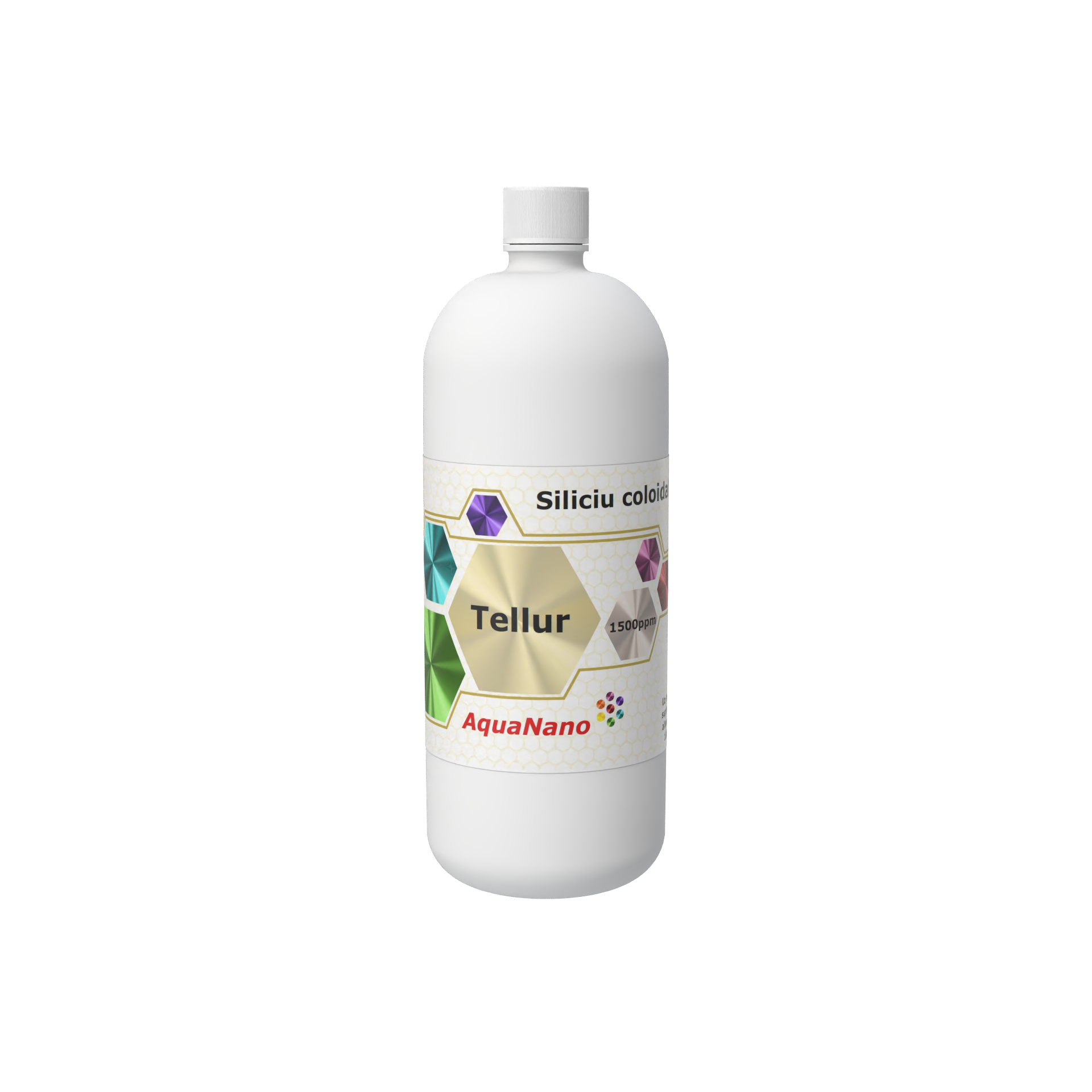 AquaNano - Tellur, siliciu coloidal, 1500ppm - imagine 2