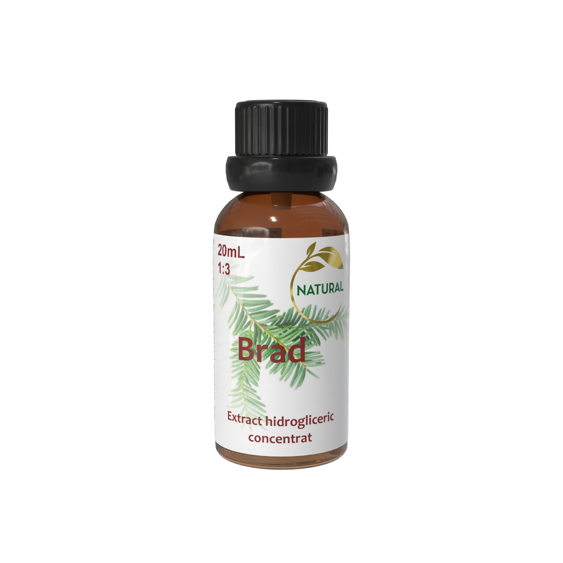 Extract concentrat din rășină de brad, în glicerină,1:3, 20ml
