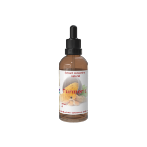 Extract concentrat de turmeric în glicerină, 1:1, 100mL