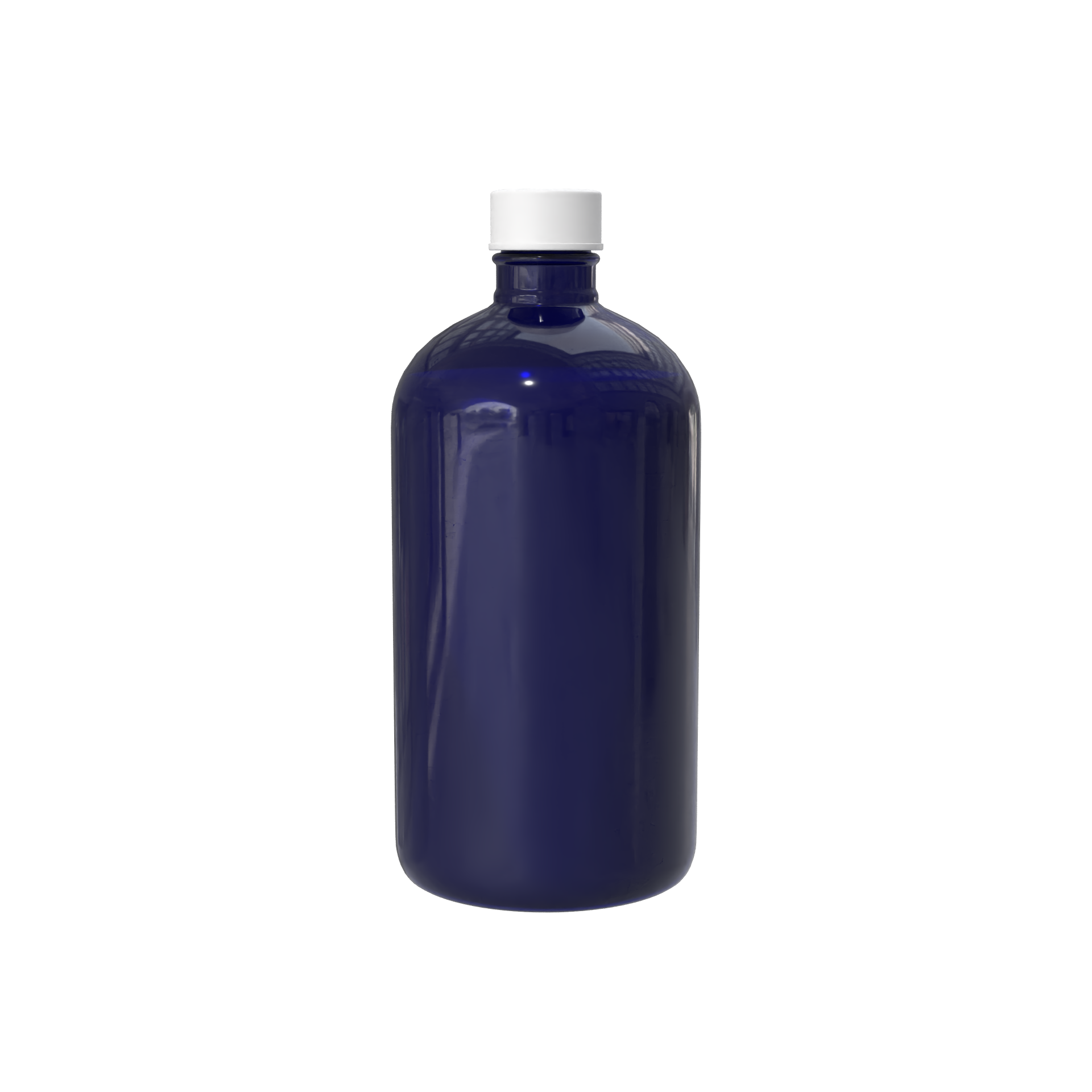 Flacon albastru, cu capac CRC, 480mL