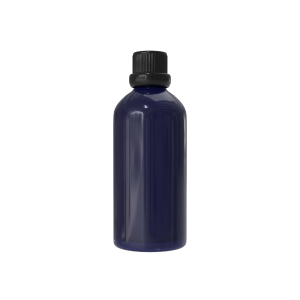 Flacon albastru cu picurător, 30mL
