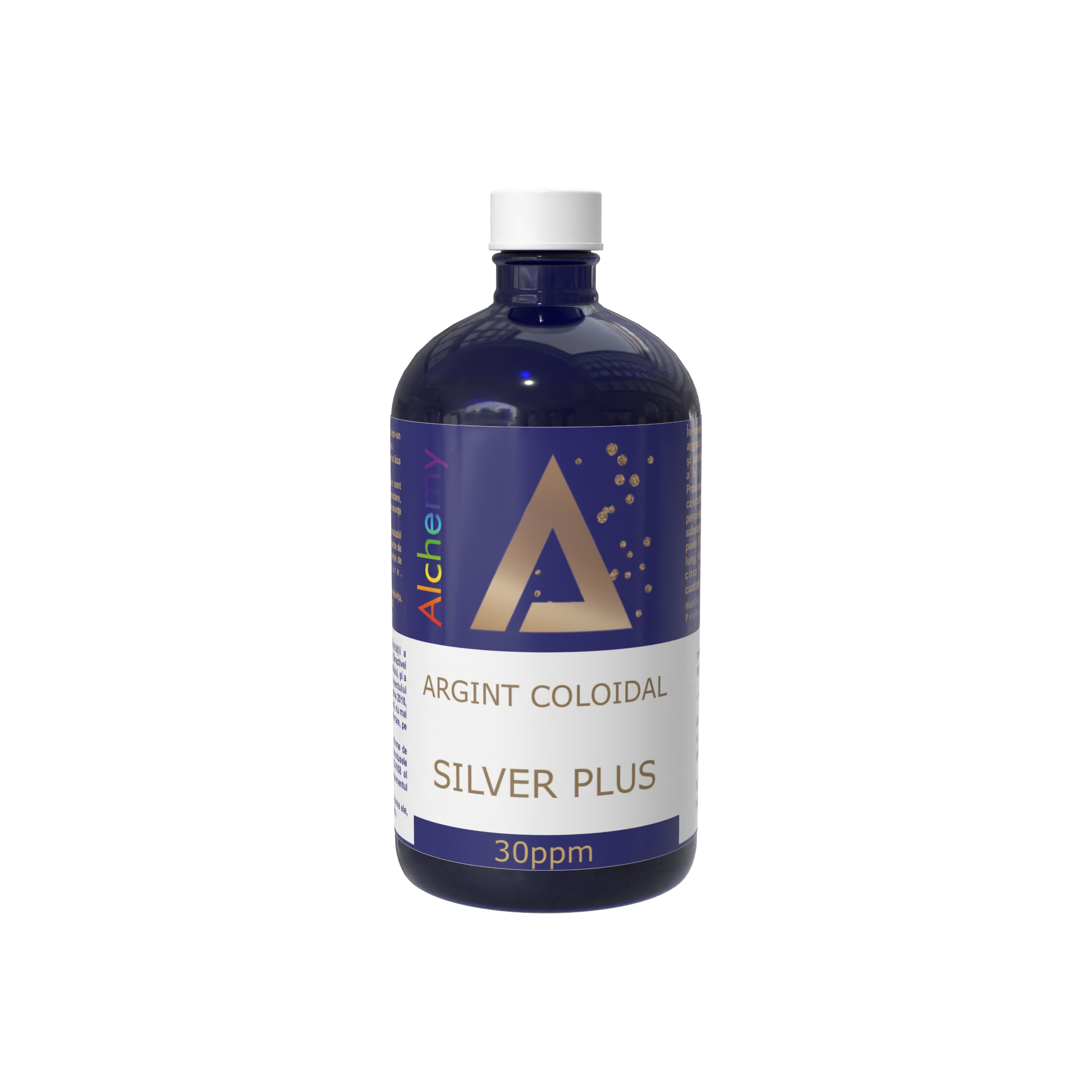 Argint coloidal SilverPlus, Pure Alchemy, 30ppm, 480mL