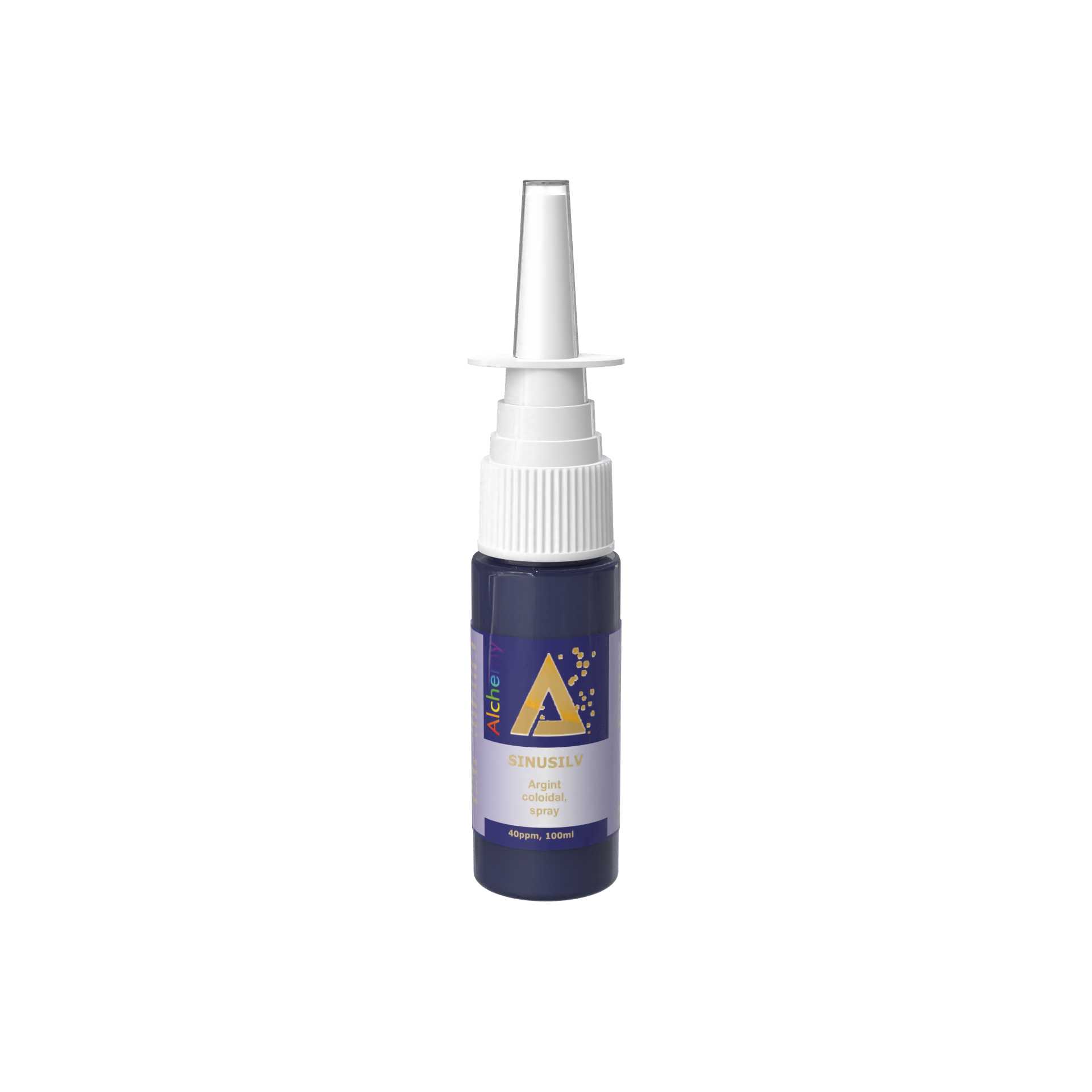 SinuSilv, atomizor cu argint coloidal, 40ppm, 100mL