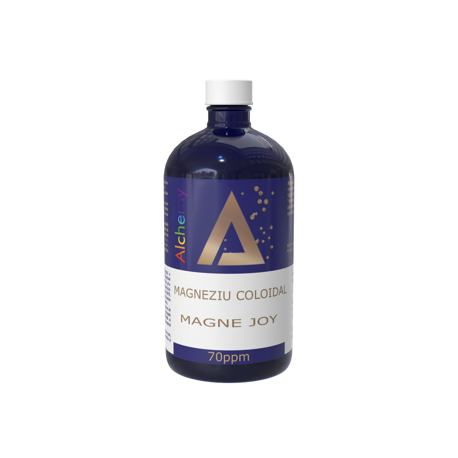 Magneziu coloidal, Magne Joy, Pure Alchemy, 70ppm, 480mL