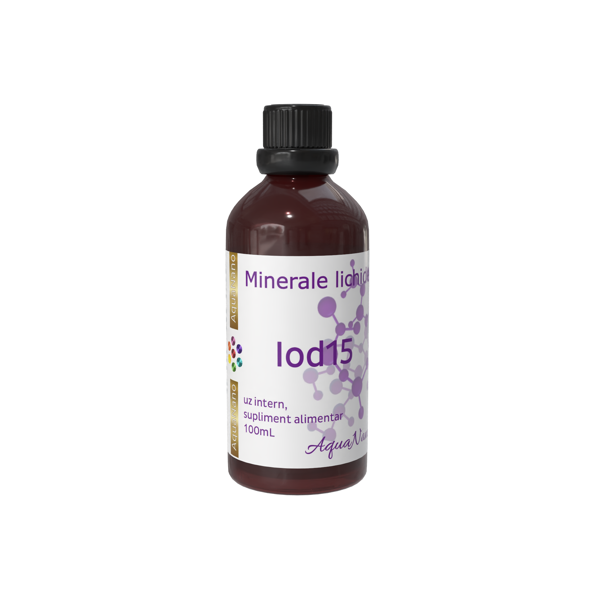 AquaNano - Iod15, iod lichid, 100mL - imagine 3