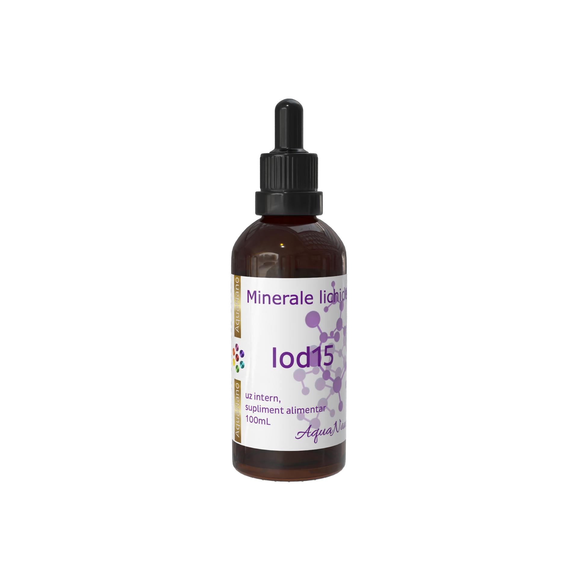 AquaNano – Iod15, iod lichid, 100mL