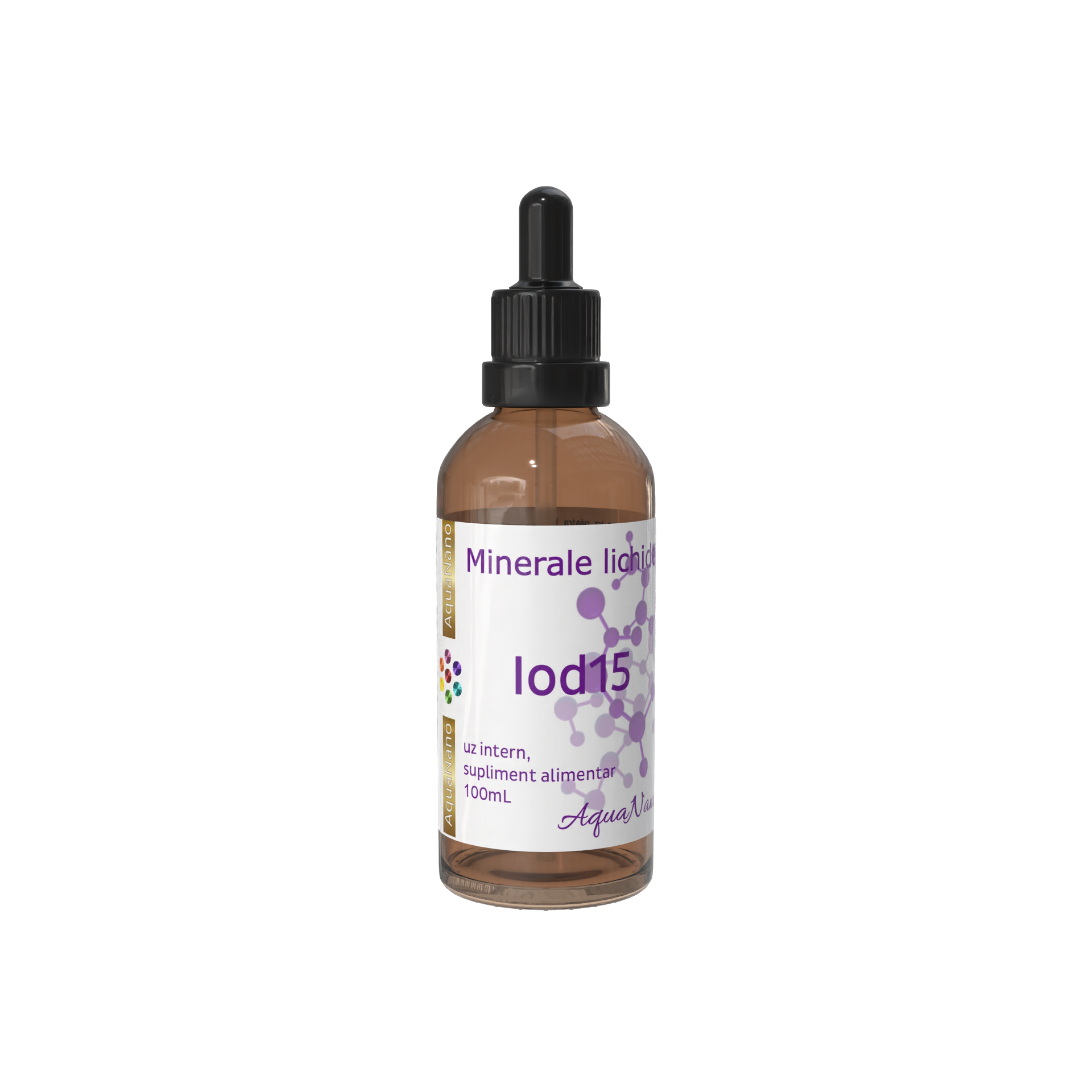 AquaNano - Iod15, iod lichid, 100mL